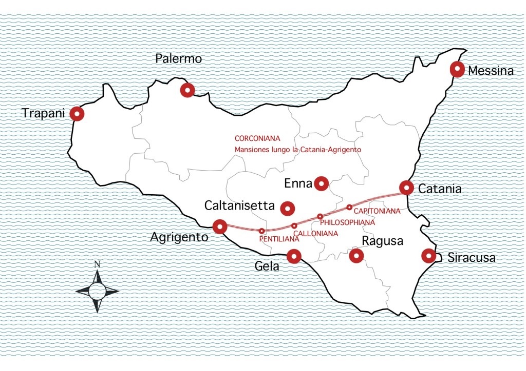 Sicile Voie romaine Est Ouest